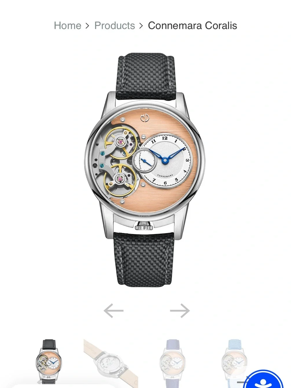 MD Watches “Connemara” Like New, in box with papers